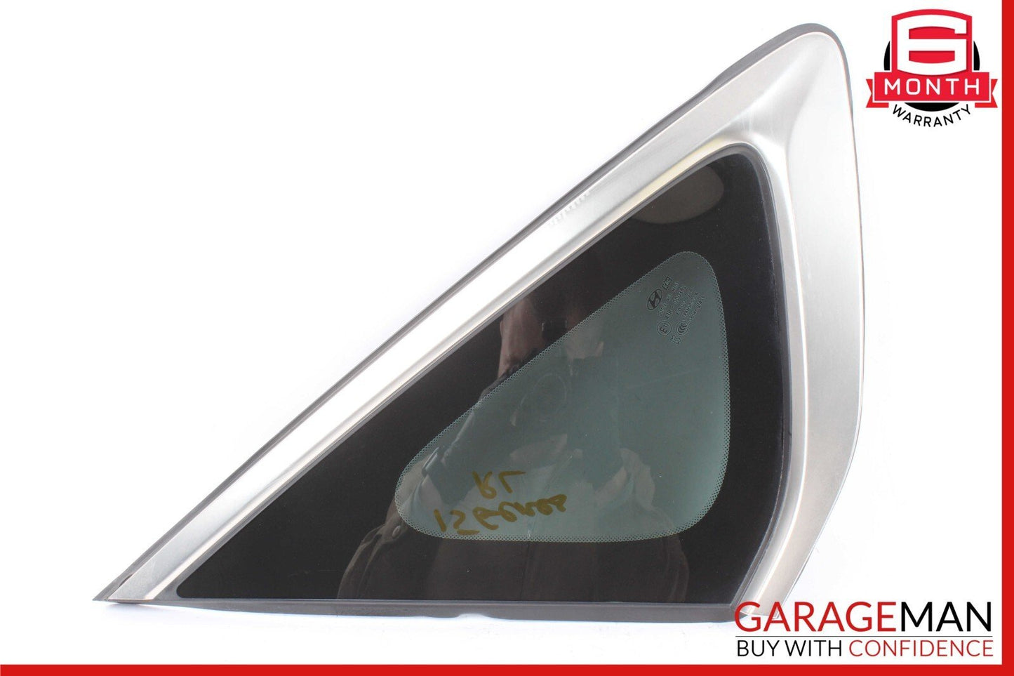 15-20 Hyundai Genesis Rear Left Side Quarter Glass Window Panel OEM