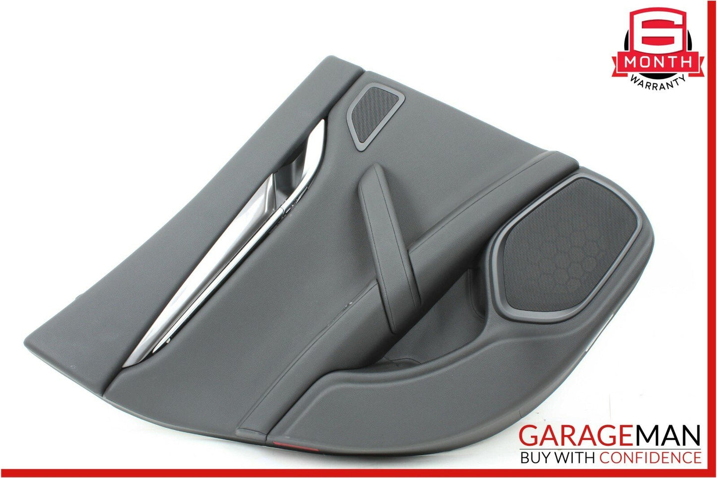 14-17 Maserati Ghibli Rear Left Driver Side Complete Interior Door Panel Black