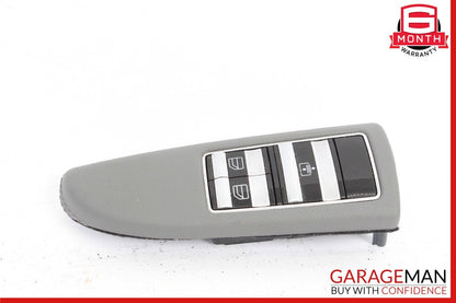 07-13 Mercedes W221 S550 Rear Left Side Door Window Switch Control Trim Gray OEM
