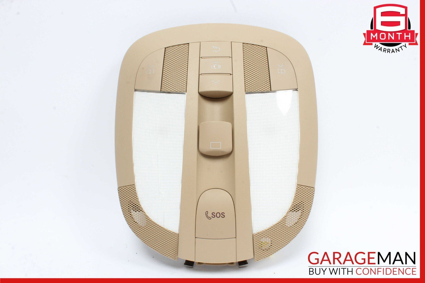 06-13 Mercedes X164 GL450 R500 R63 AMG Front Top Overhead Dome Light Lamp Brown