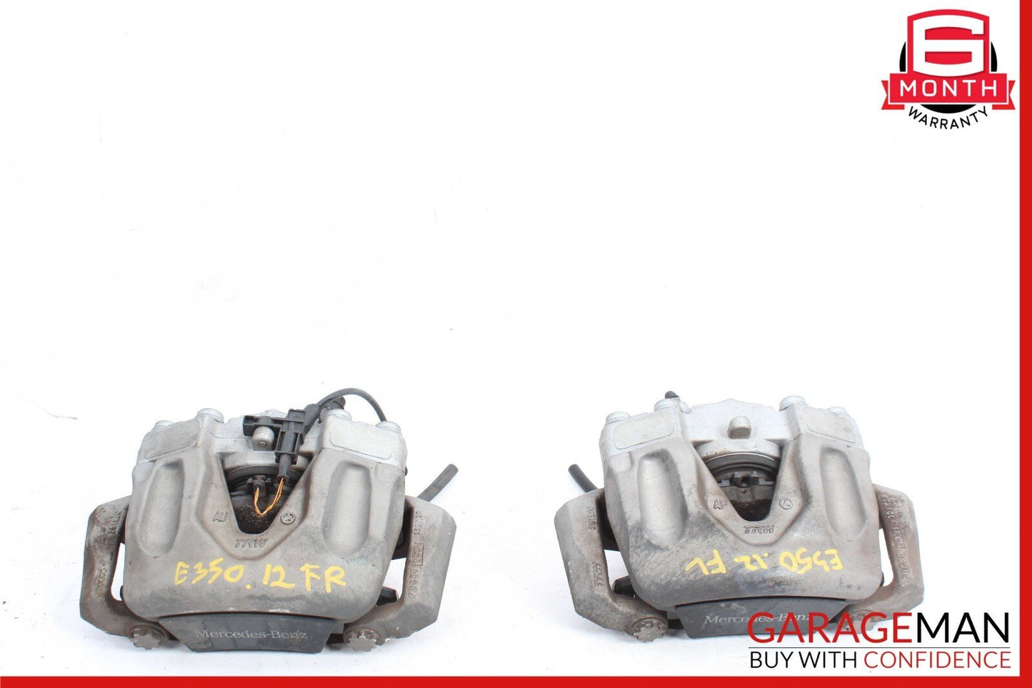 08-18 Mercedes W207 Ð350 CLS400 Front Brake Calipers Left and Right Set OEM