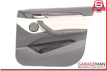16-22 BMW X1 Front Right Passenger Side Interior Door Trim Panel OEM