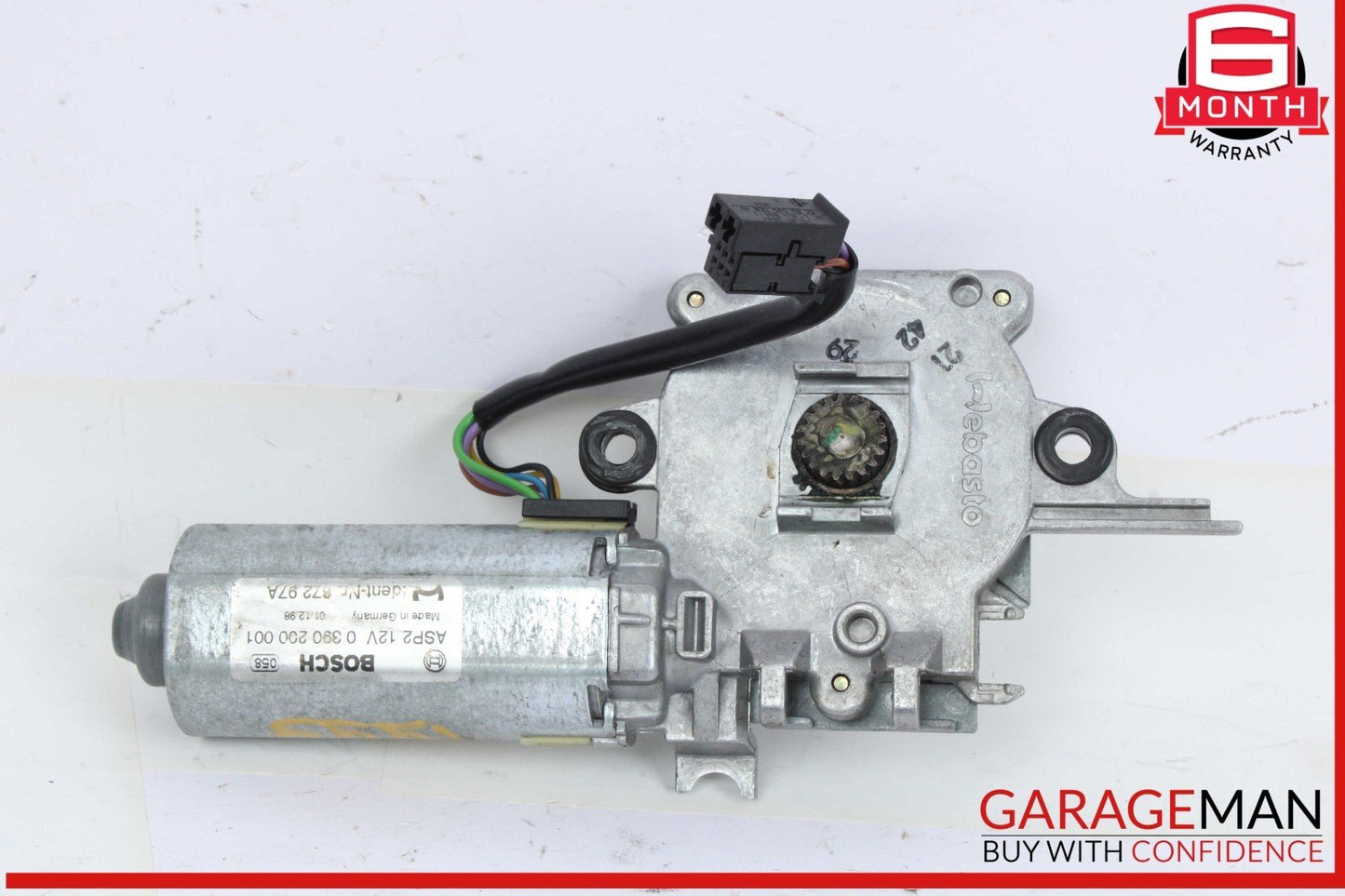 98-02 Mercedes W210 E320 Panoramic Sunroof Sun Roof Motor 2028200508 OEM
