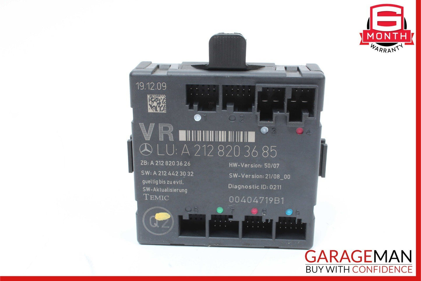 08-18 Mercedes W212 E350 C300 E400 Front Right Side Door Control Module OEM