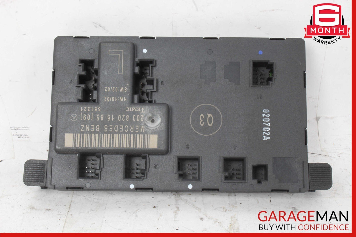 01-07 Mercedes W203 C240 C230 Front Left Side Door Controller Module Unit OEM