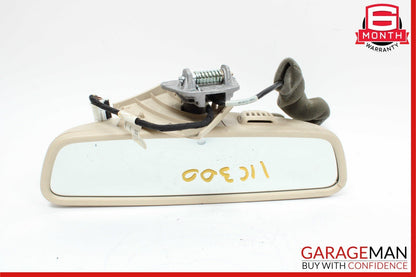08-14 Mercedes W204 C350 C300 Top Upper Rear View Mirror Assembly Beige
