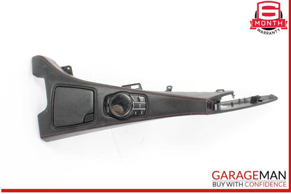 12-18 BMW 640i 650i Front Center Console Trim Cover Panel w/ Knob Switch OEM