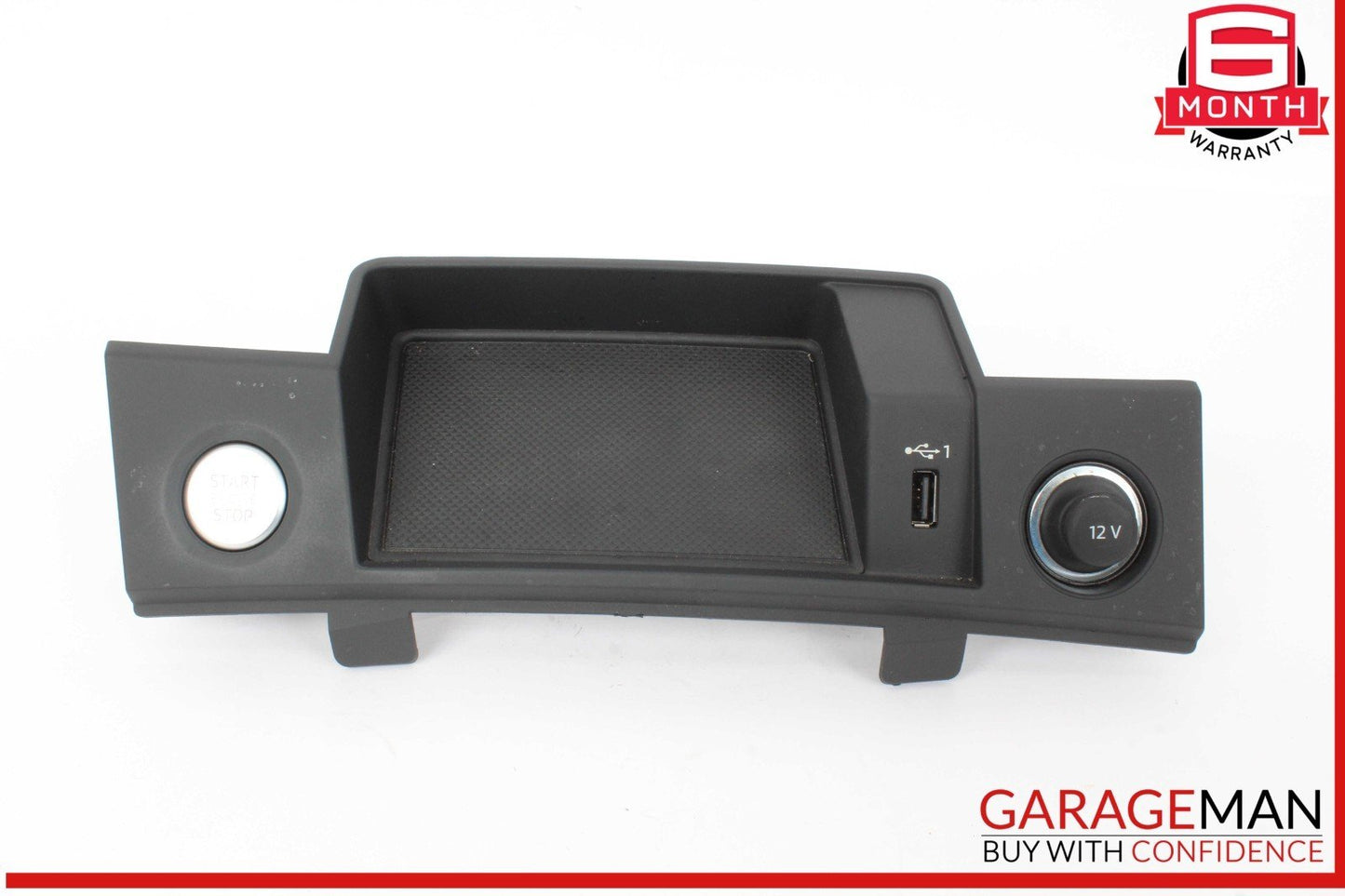 18-25 Audi Q5 Front Center Console Storage Tray Box Cover w/ Start Button OEM