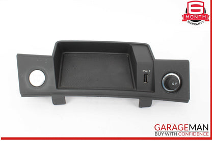 18-25 Audi Q5 Front Center Console Storage Tray Box Cover w/ Start Button OEM