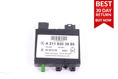 03-06 Mercedes W211 E320 E55 AMG Keyless Go Entry Computer Control Module A84