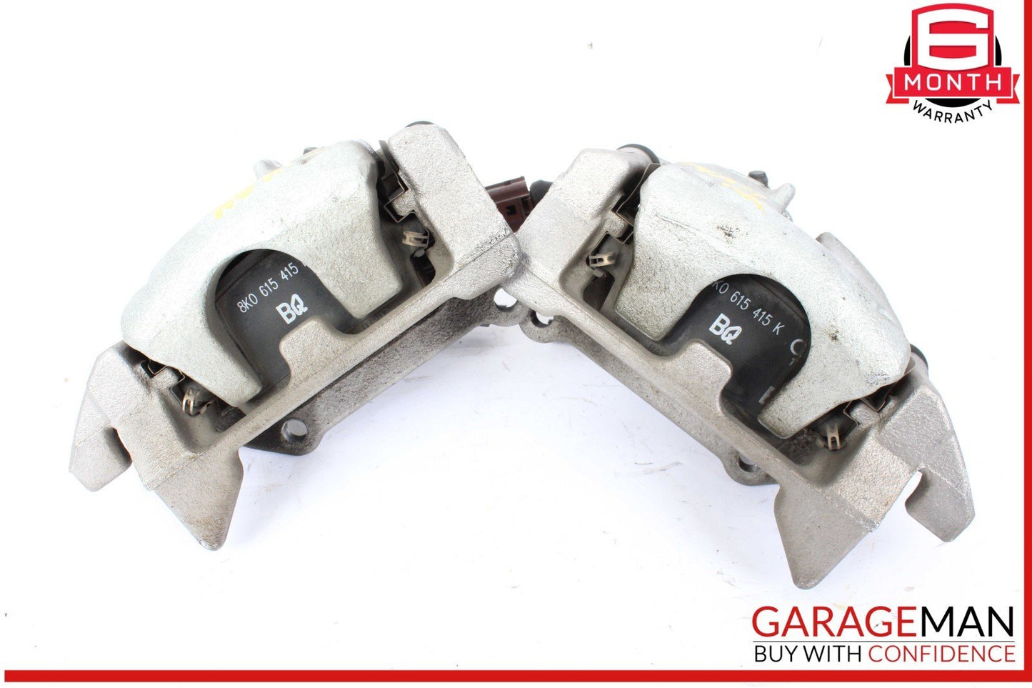 13-16 Audi A4 Rear Left and Rear Right Side Brake Caliper Calipers Set of 2 OEM