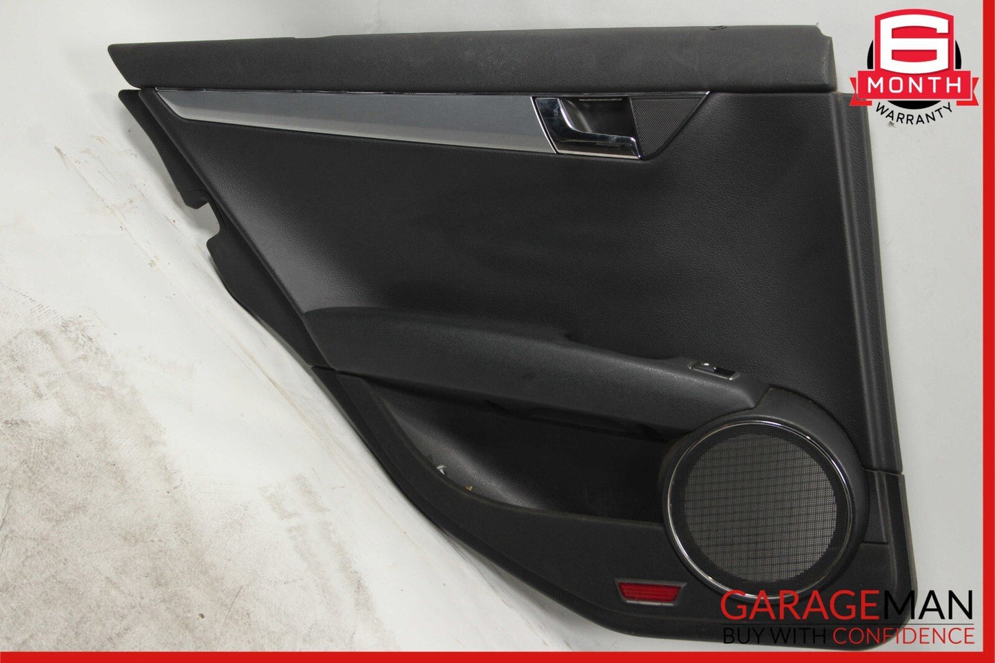 08-11 Mercedes W204 C300 Rear Left Driver Side Interior Door Panel Black OEM