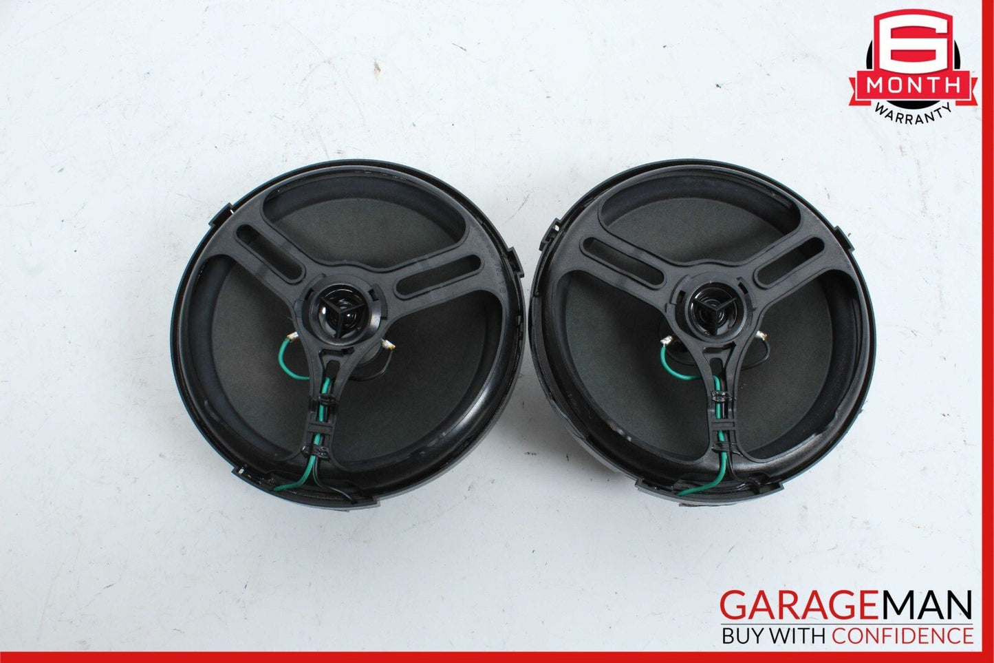 08-15 Mercedes W204 C300 Rear Left & Right Door Sound Speakers Set of 2 OEM