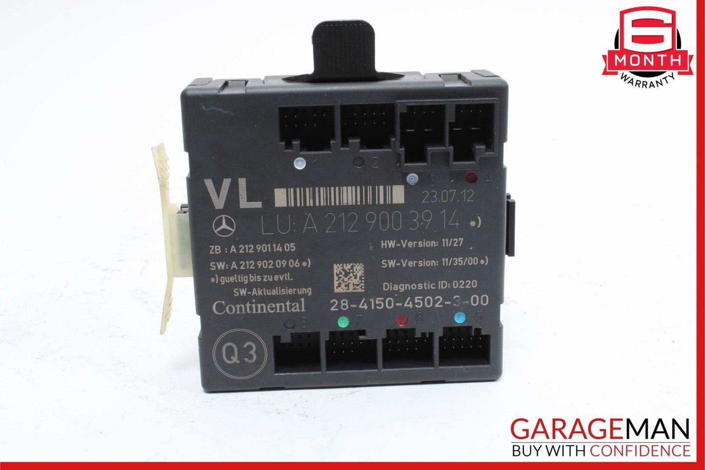 08-18 Mercedes SLK250 CLS550 C250 E350 Front Left Door Controller Module Unit