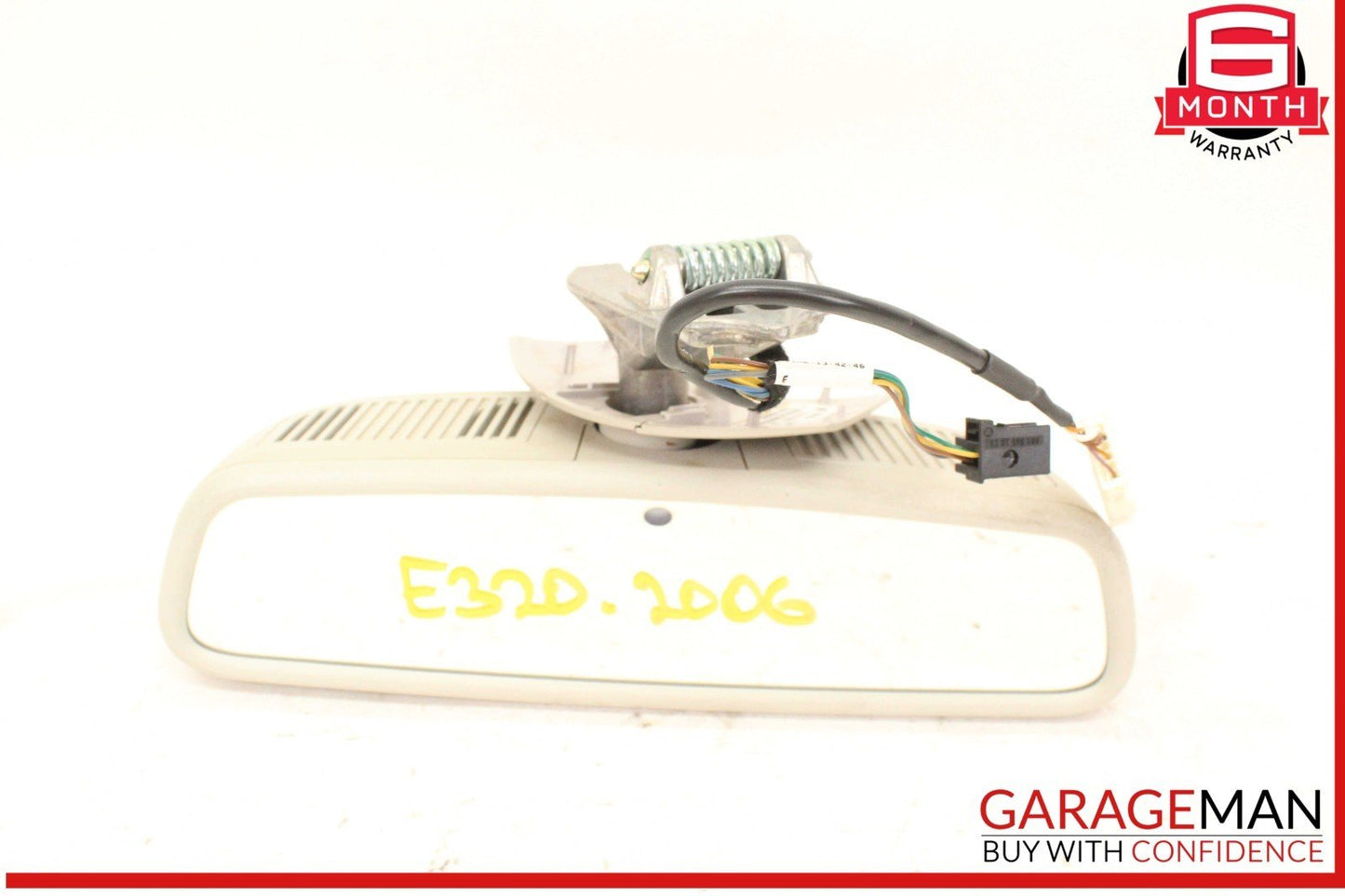 07-09 Mercedes W211 E320 CDI E350 Interior Top Upper Rear View Mirror Gray OEM