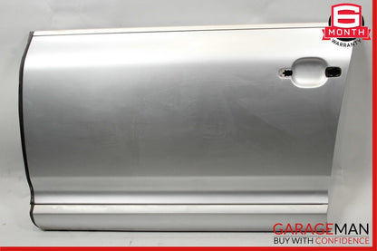 03-10 Porsche Cayenne 955 Front Left Exterior Door Shell Frame Crystal Silver