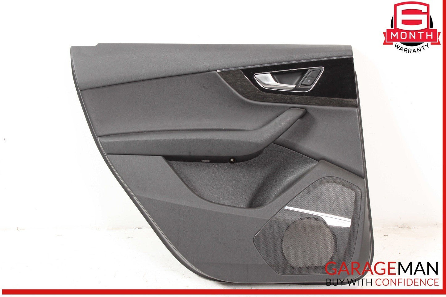 17-19 Audi Q7 Rear Left Driver Side Interior Door Panel Trim OEM