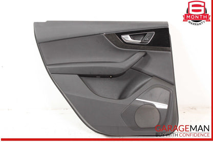 17-19 Audi Q7 Rear Left Driver Side Interior Door Panel Trim OEM