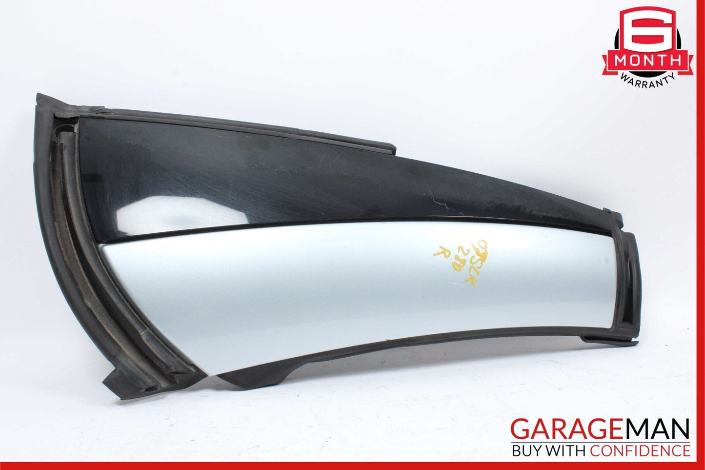 05-11 Mercedes R171 SLK300 Rear Right Side Window Roof C Pillar Panel Silver OEM