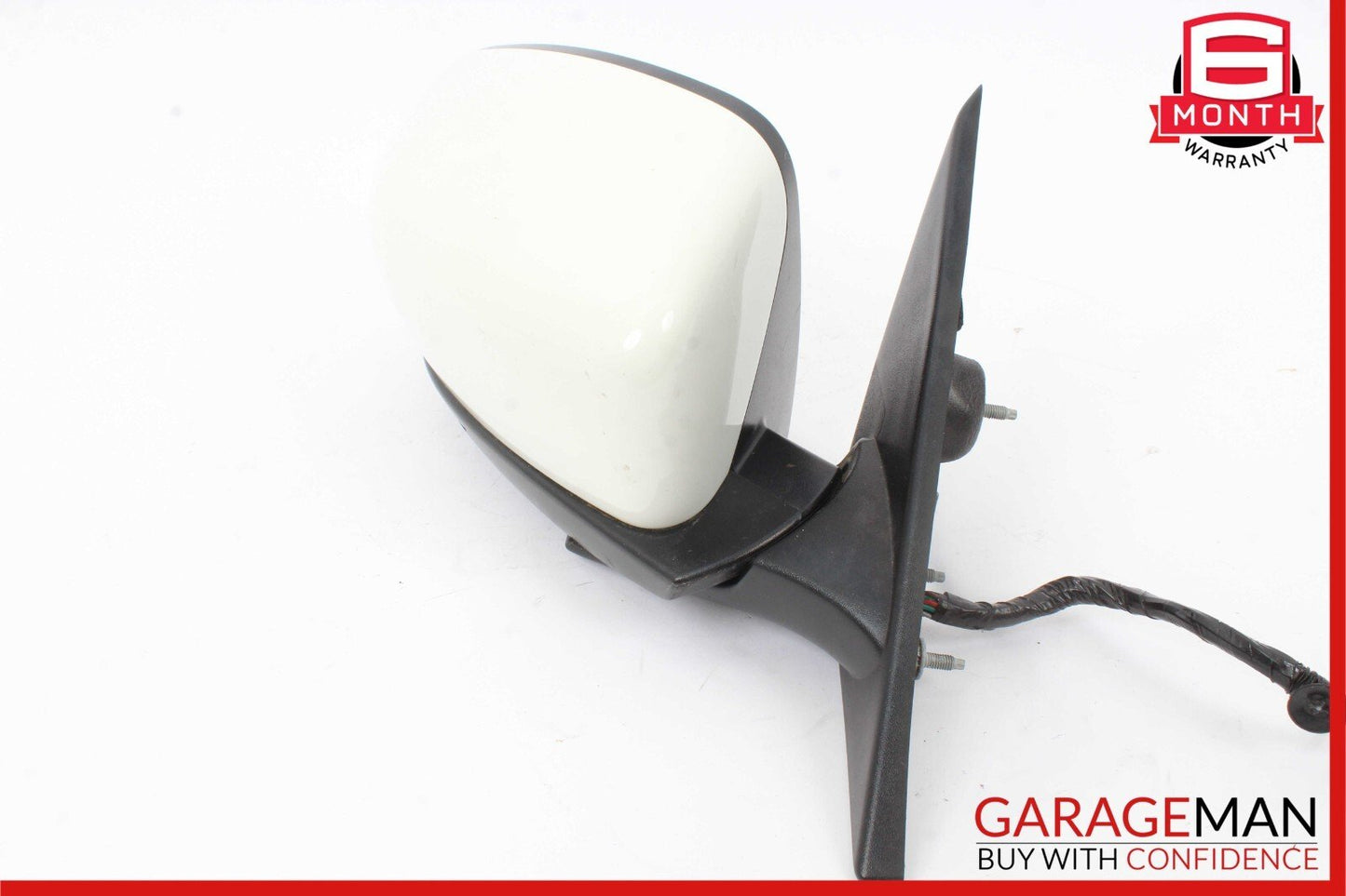 14-17 Maserati Ghibli Front Right Side Mirror Door Rear View White