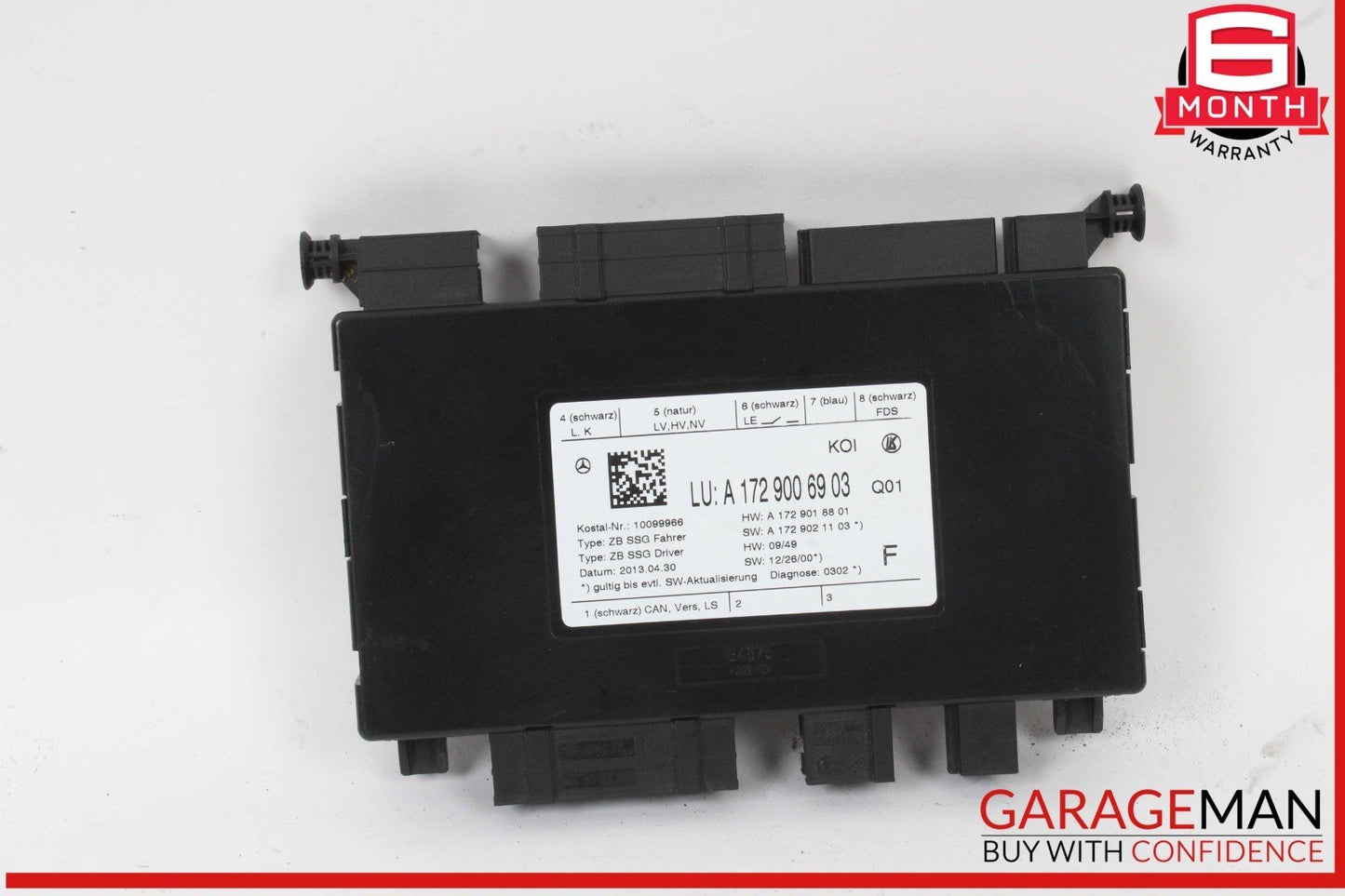 08-18 Mercedes X164 GL450 4MATIC Front Left Side Seat Control Module Unit OEM