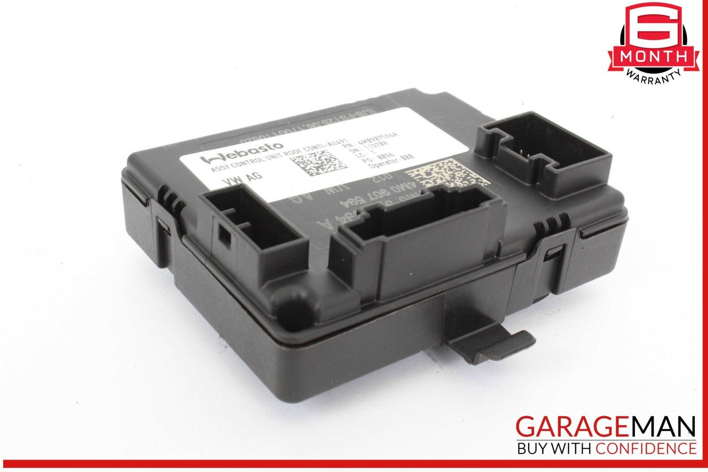 17-24 Audi A4 Sunroof Window Glass Control Module Unit 4M0907594A OEM