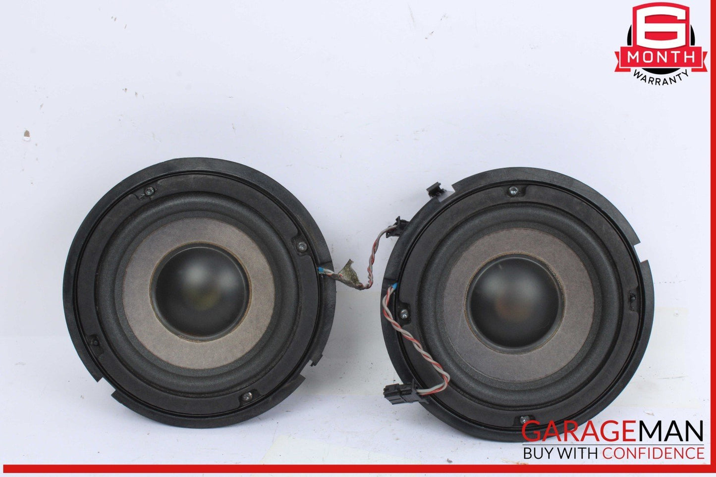 99-02 Mercedes W210 E320 Rear Right & Left Side Door Sound Speakers Set OEM