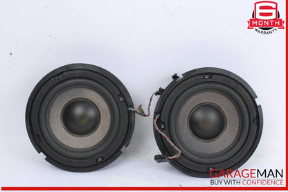 99-02 Mercedes W210 E320 Rear Right & Left Side Door Sound Speakers Set OEM