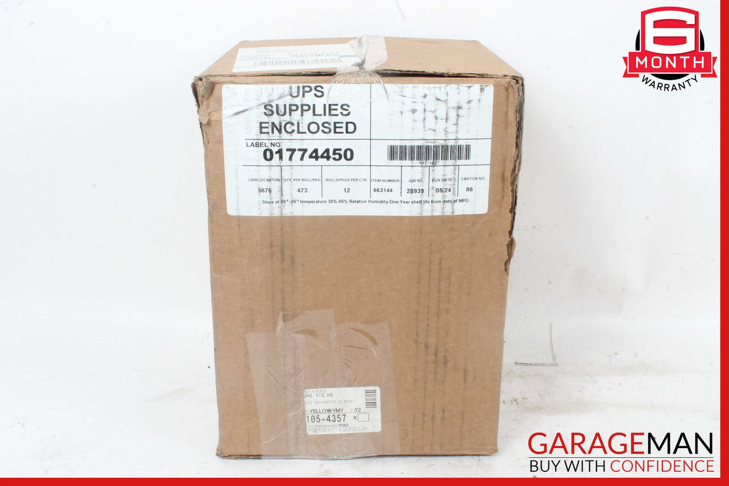 Thermal Label Roll / 12 Rolls