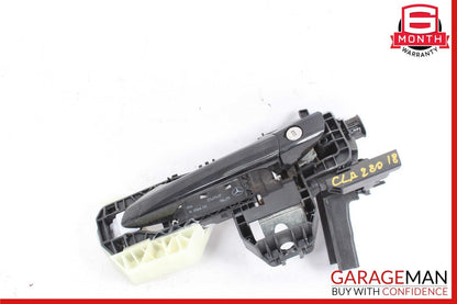 12-20 Mercedes W117 CLA250 Front Left Side Exterior Door Handle Assy Black OEM