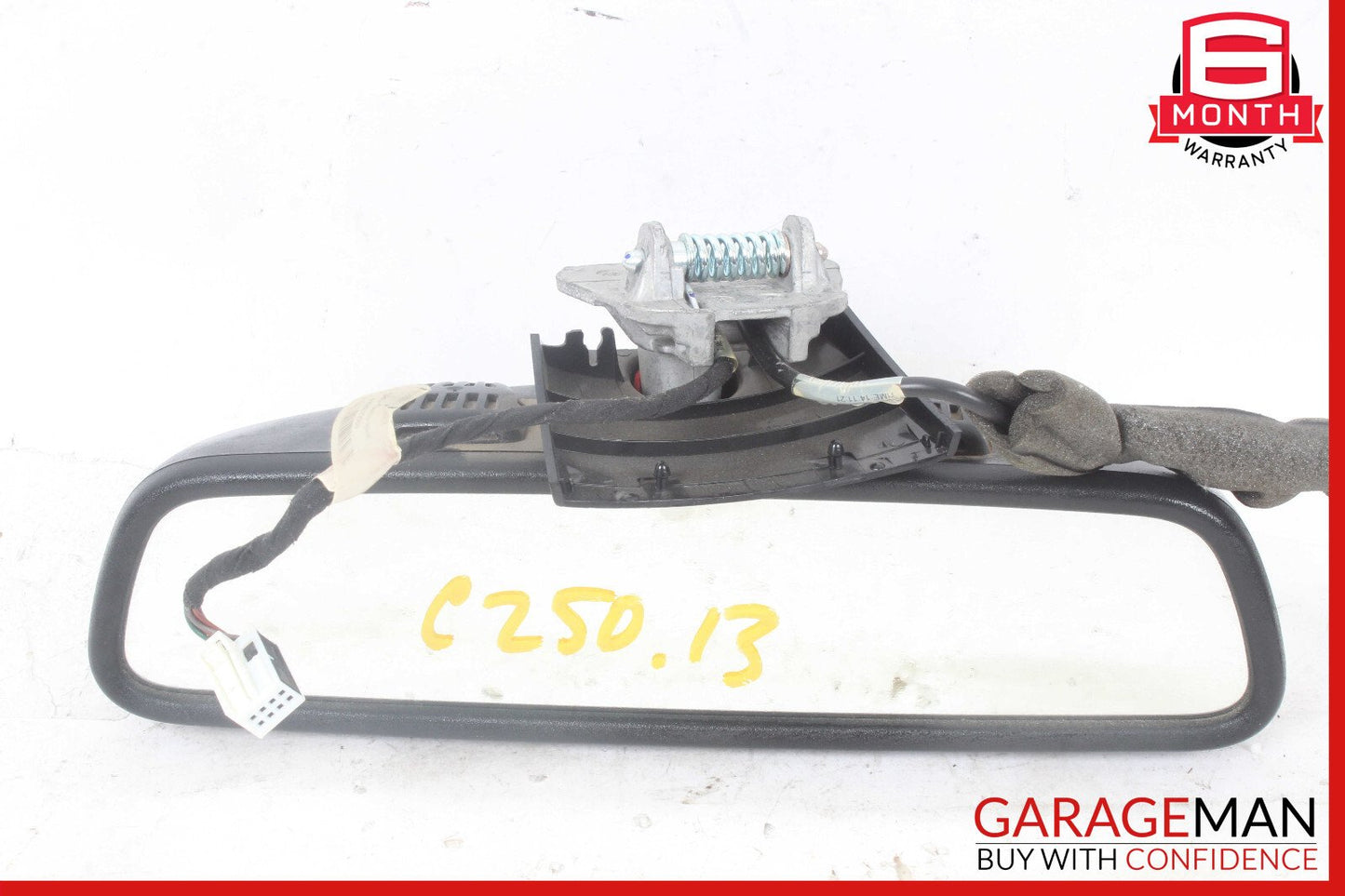 10-16 Mercedes W204 C250 C300 E350 E400 Interior Rear View Mirror Assembly Black