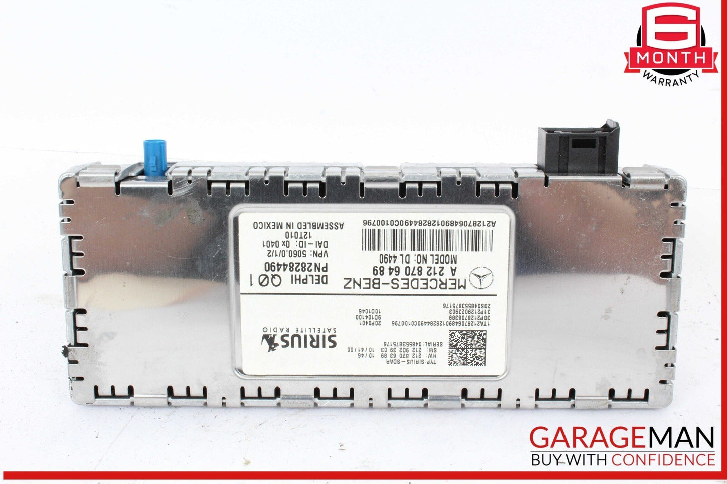 12-15 Mercedes W218 CLS550 Sirius Satellite Radio Receiver Control Module Unit