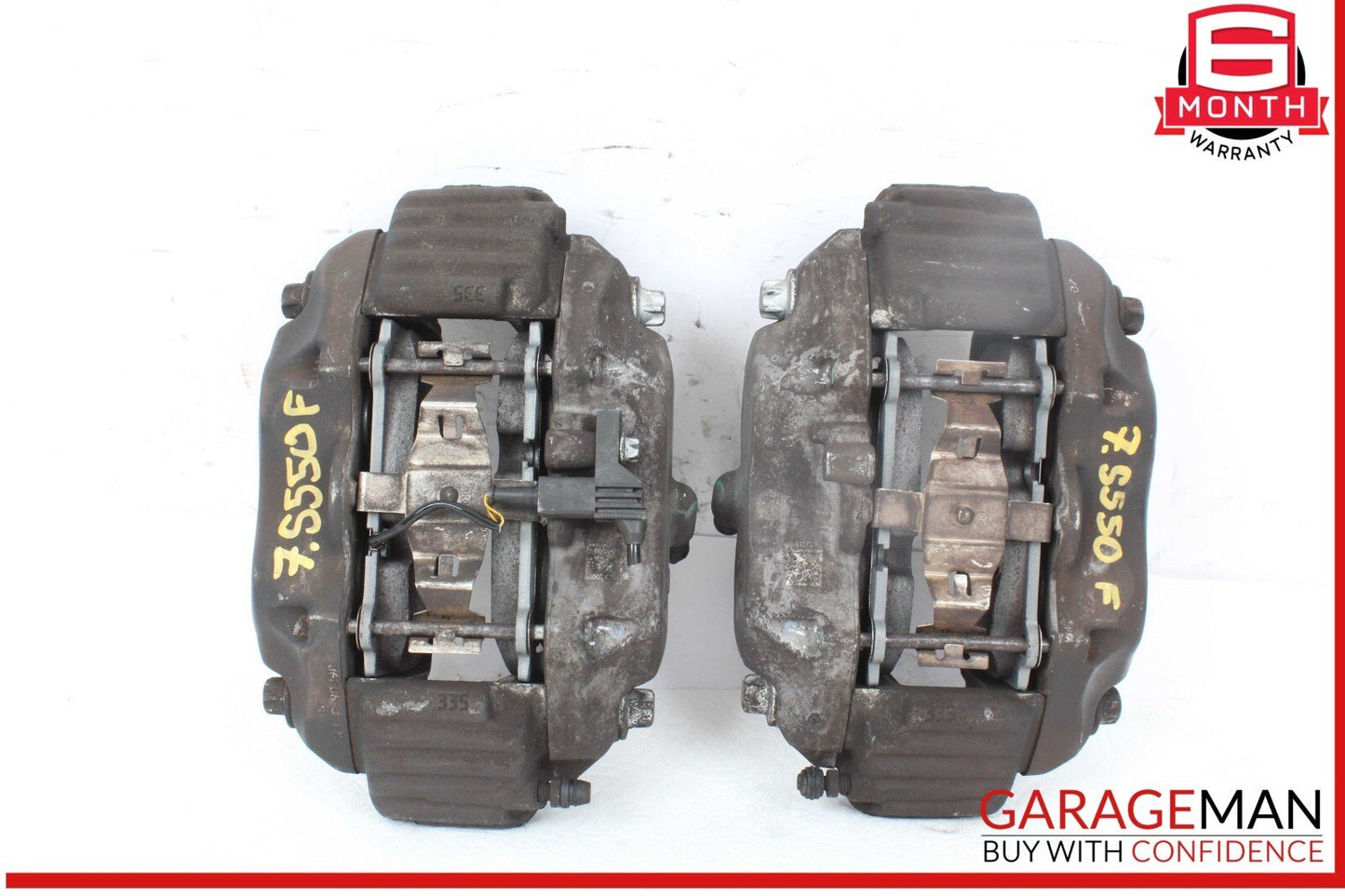 07-14 Mercedes W221 S550 CL550 Front Right & Left Brake Caliper Calipers Set of 2 Pc OEM