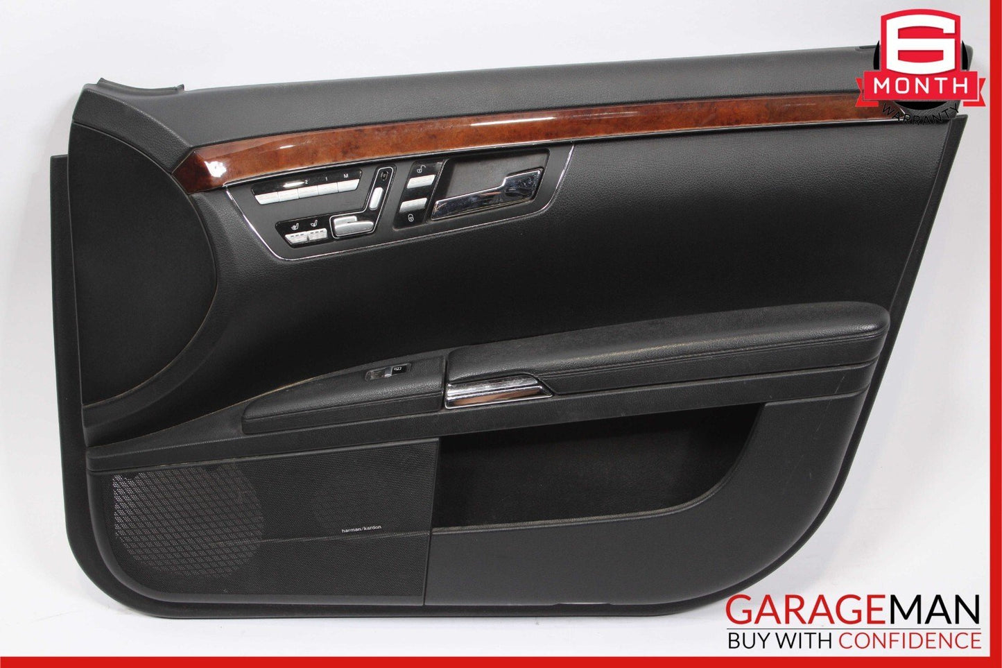07-09 Mercedes W221 S550 Front Right Interior Door Trim Panel Assy Anthracite