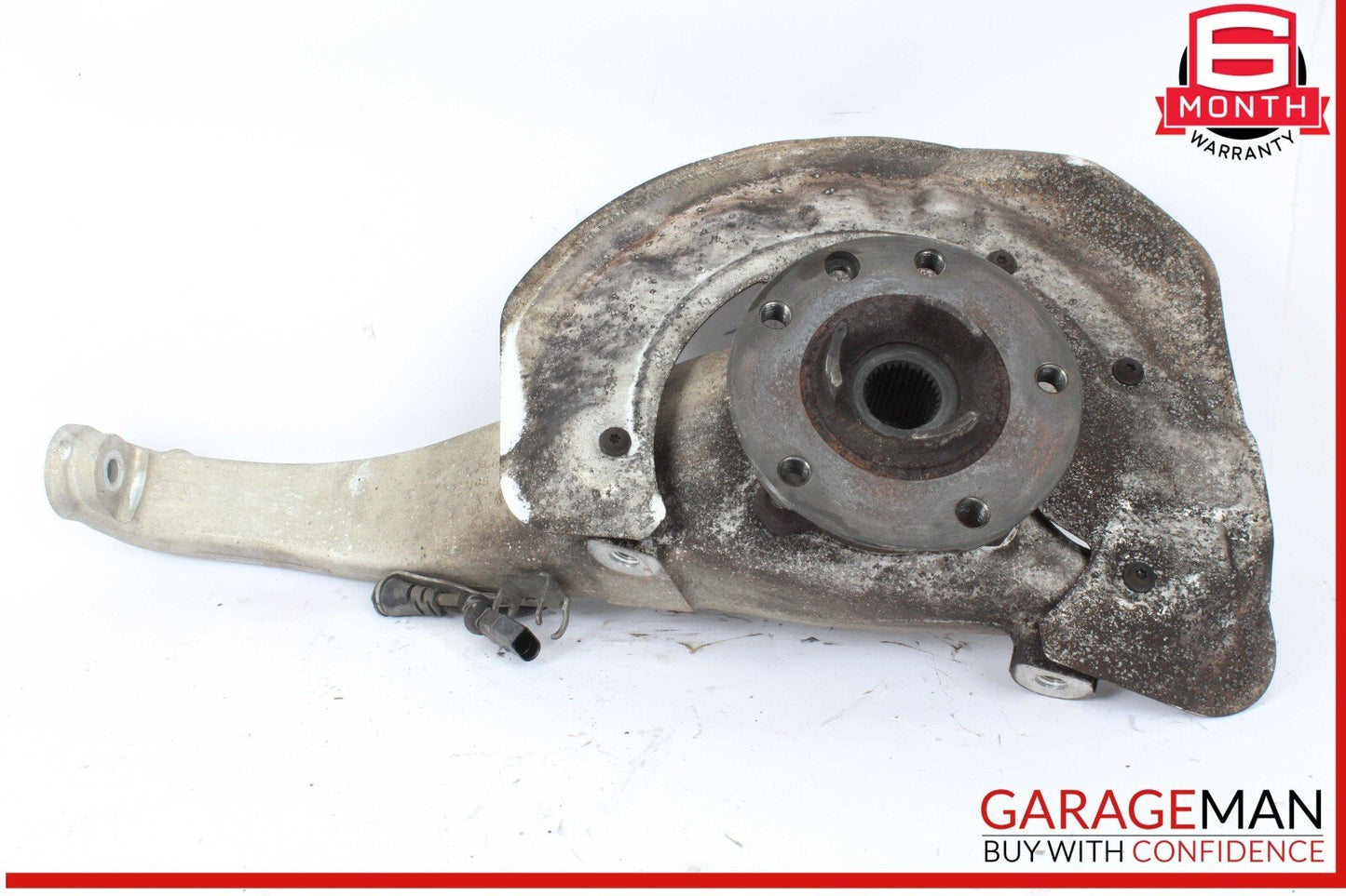 11-18 Porsche Cayenne S 958 Front Left Driver Spindle Knuckle Hub Bearing OEM