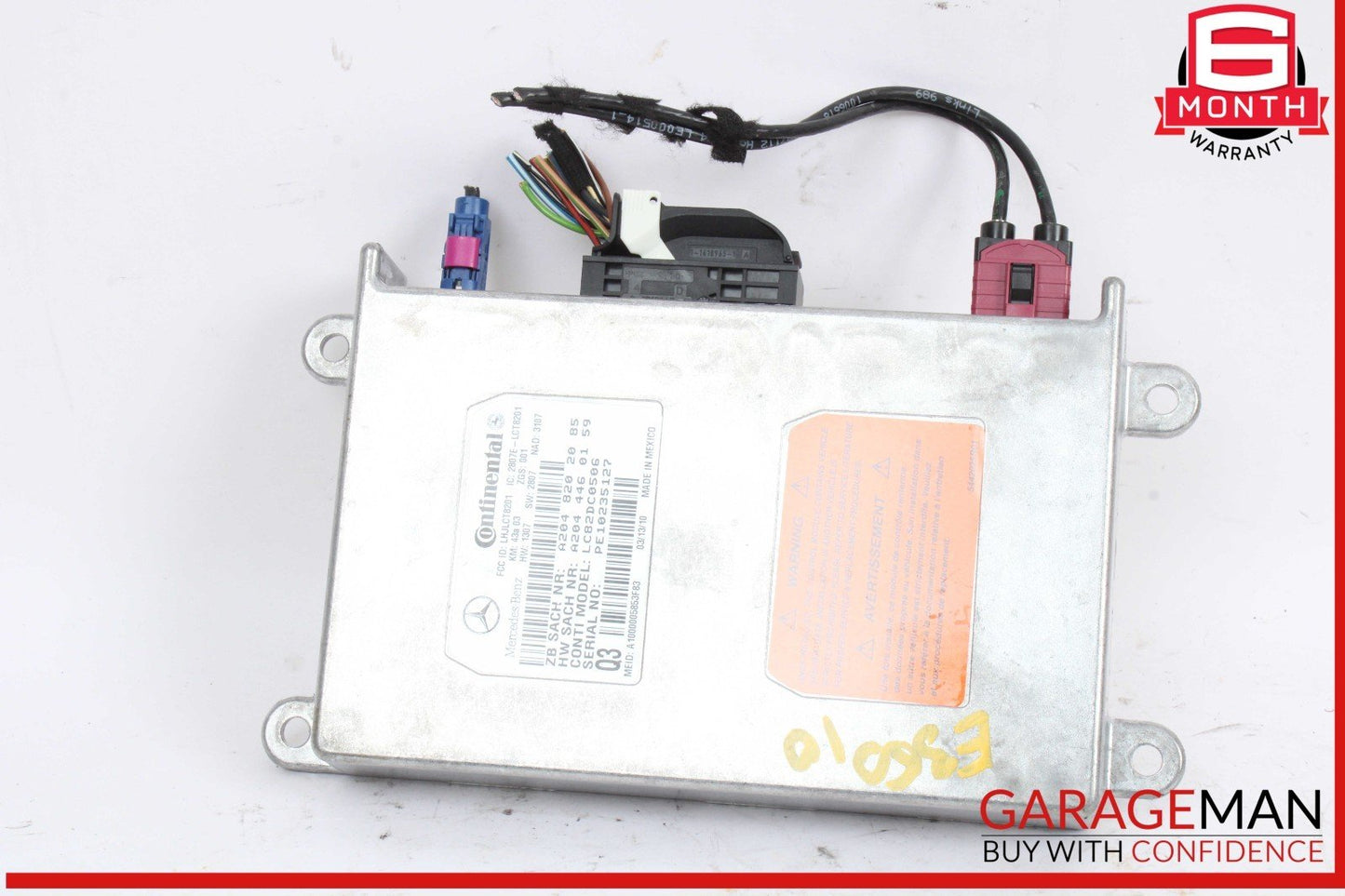 Mercedes W212 E350 Voice Communication Control Module 2048202085 OEM