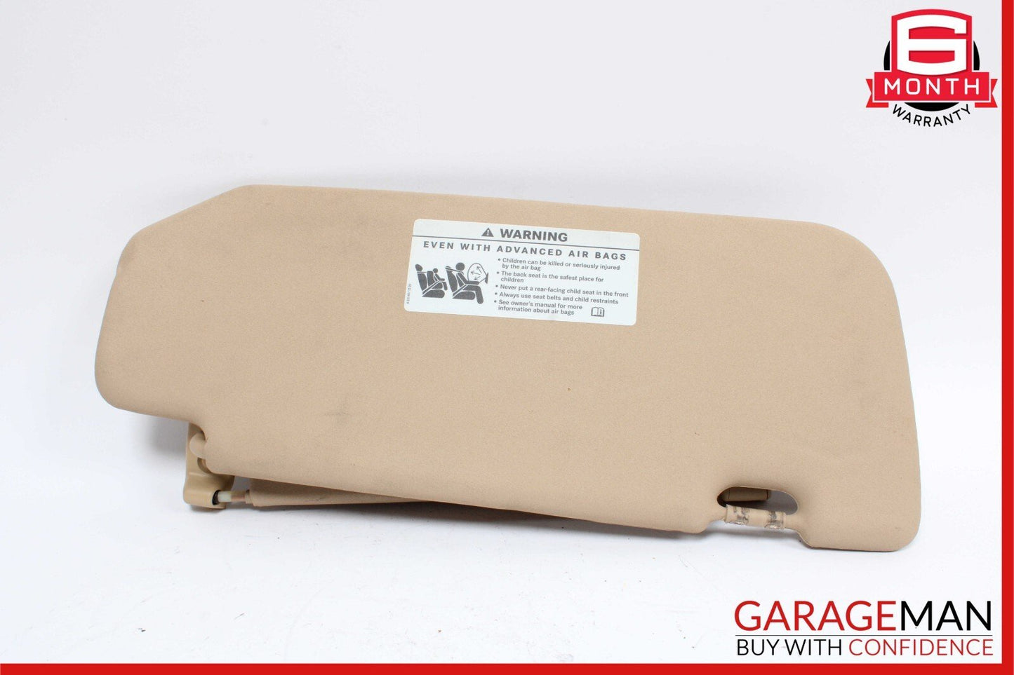 06-08 Mercedes W251 R350 R500 Sunvisor Sun Visor Shade Cover Left Driver OEM