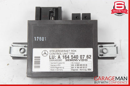 06-13 Mercedes R230 SL500 R350 CL550 TPMS Tire Pressure Control 1645409545 OEM
