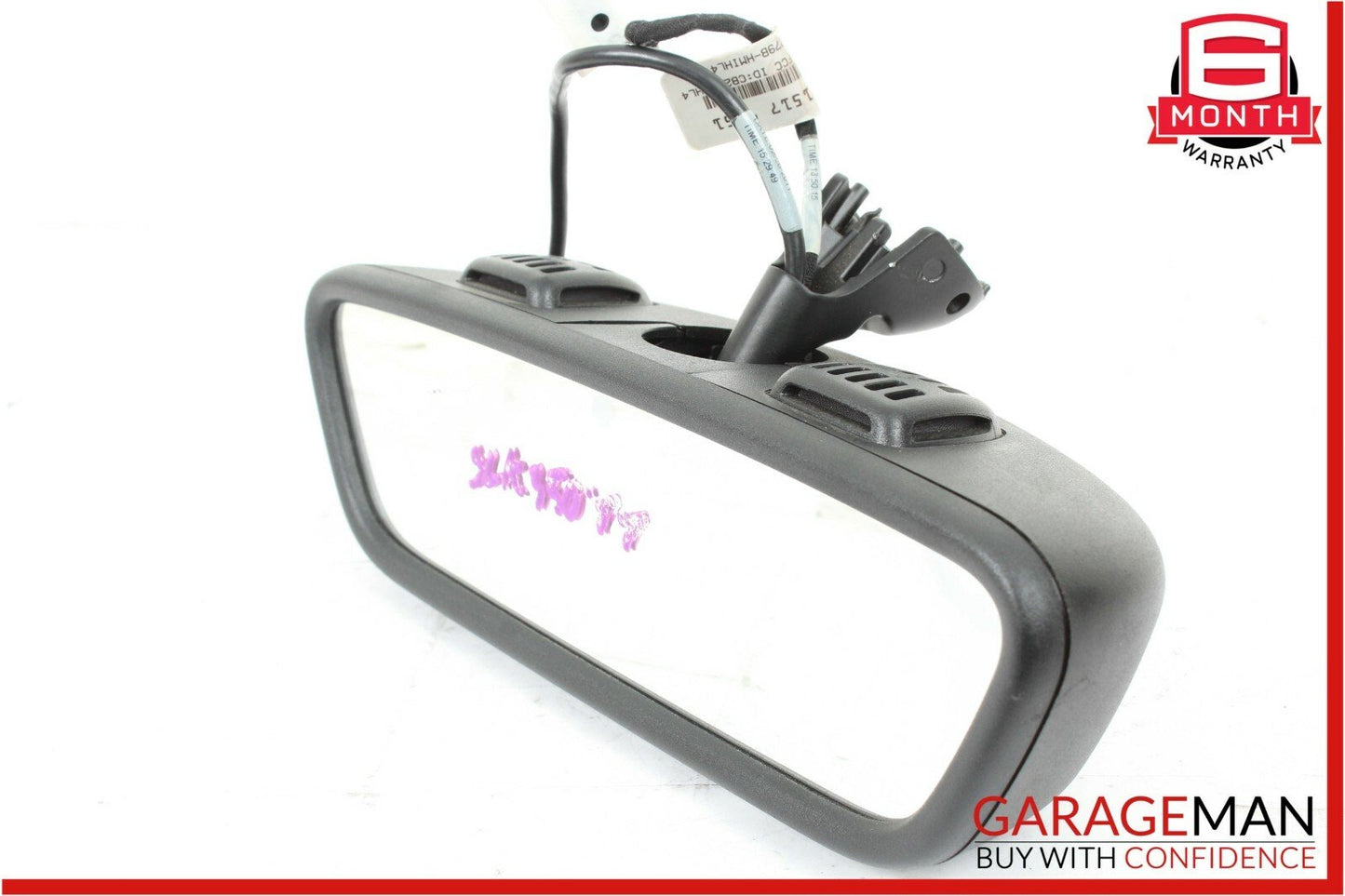 12-16 Mercedes R172 SLK350 Auto Dim Dimming Rear View Mirror Homelink Black OEM