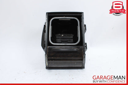 06-11 Mercedes W219 CLS550 Rear Center Console Armrest Cupholder Storage Wood
