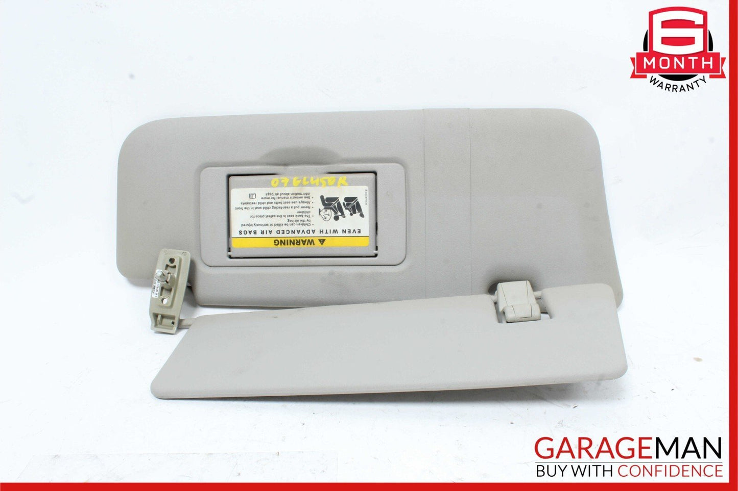 06-12 Mercedes X164 GL550 ML450 Sun Visor Sunvisor Front Right Side Gray OEM