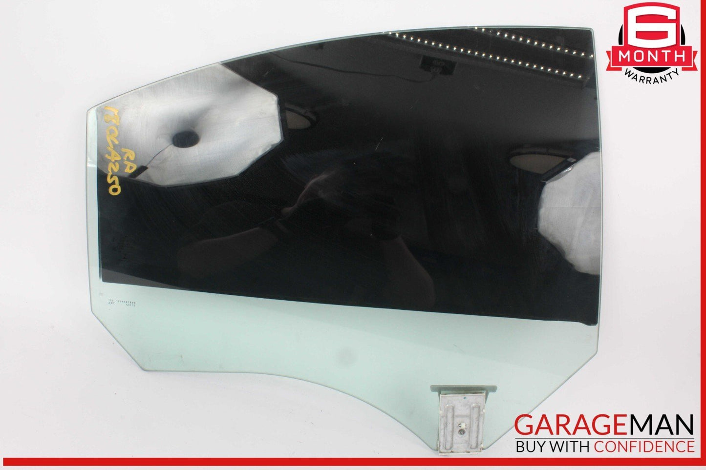 14-18 Mercedes W117 CLA250 Rear Right Passenger Side Door Window Glass OEM