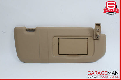 06-08 Mercedes W251 R350 Front Right Passenger Sun Visor Sun Shade Cover Brown