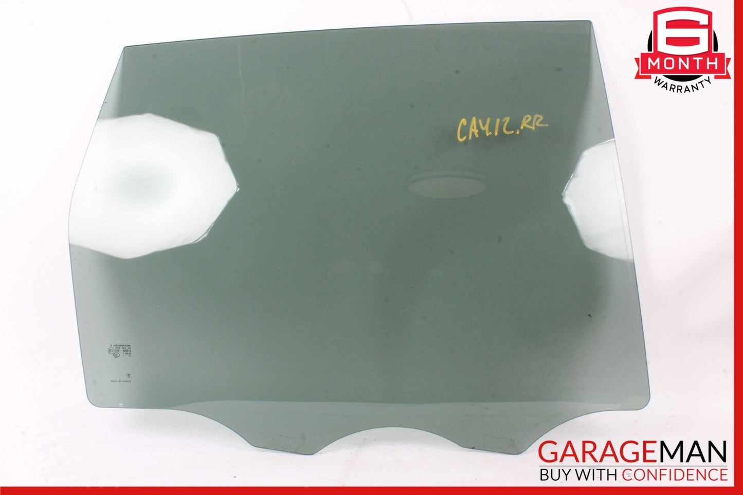 11-18 Porsche Cayenne 958 Rear Right Passenger Side Door Window Glass OEM