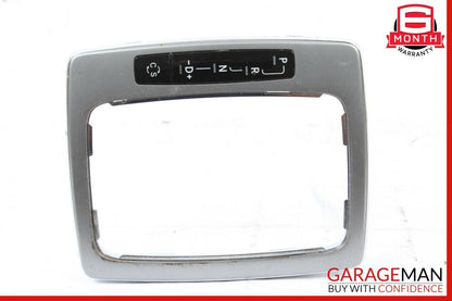 08-14 Mercedes C300 GLK350 E350 Center Console Shift Shifter Bezel Trim Silver