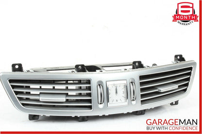 07-13 Mercedes W221 S550 S600 Dash Dashboard Air AC A/C Vent Clock Trim Assembly