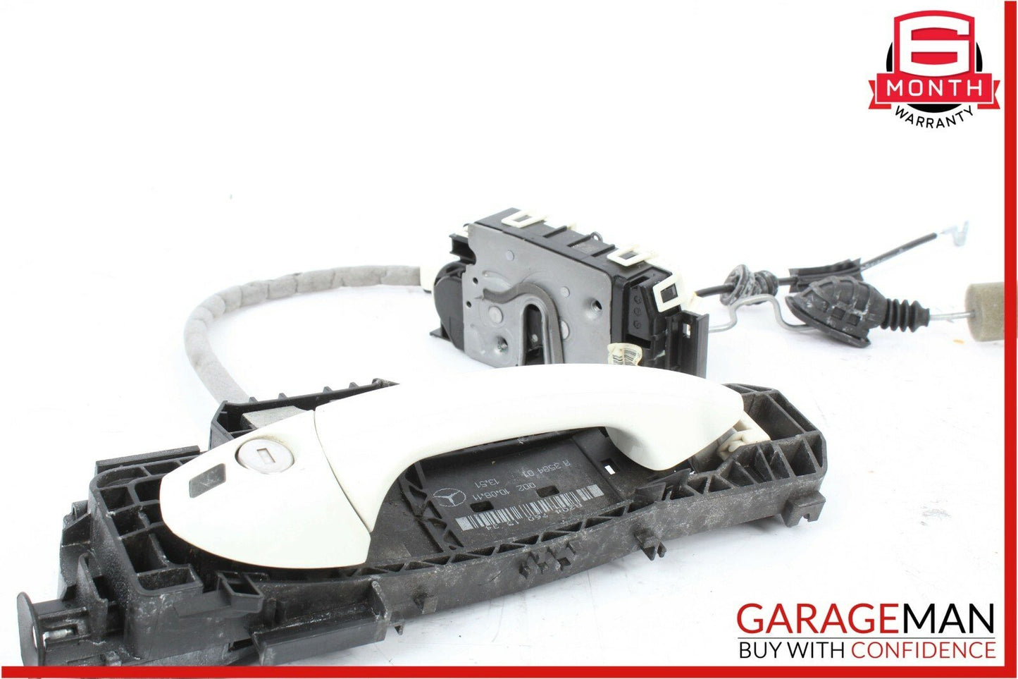 08-14 Mercedes W204 C300 Front Left Side Exterior Door Handle w/ Actuator Set