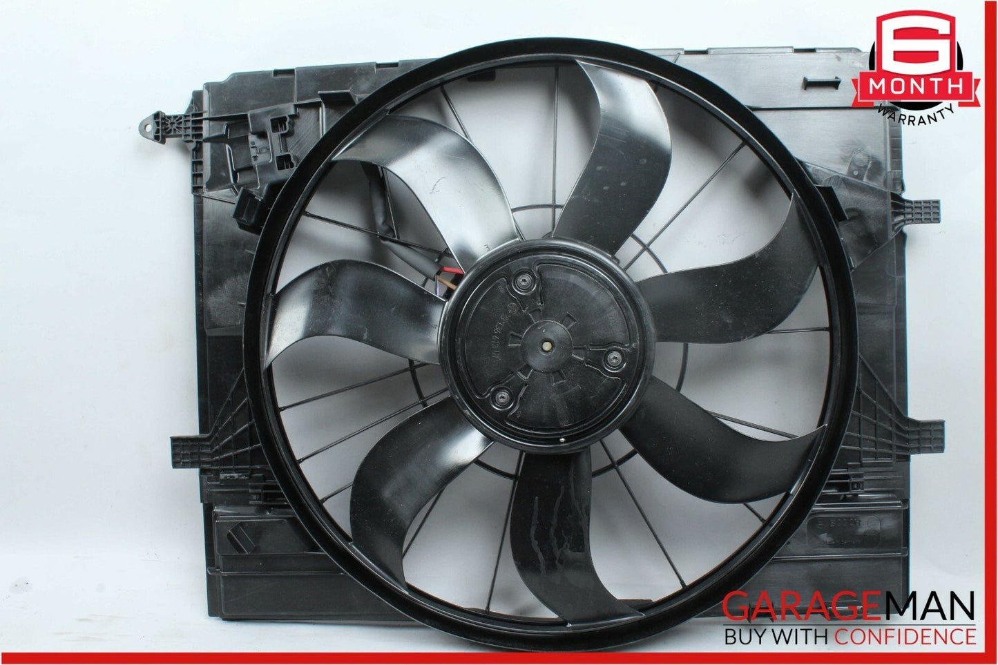 18-19 Mercedes W213 E300 E400 Radiator Cooling Fan Motor Electric Shroud OEM