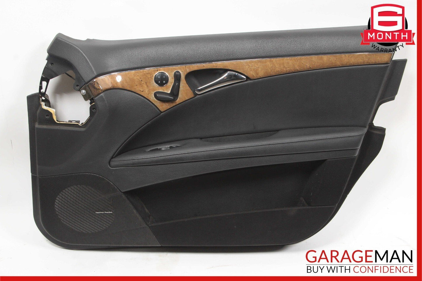 07-09 Mercedes W211 E350 Front Right Side Interior Door Panel Trim Anthracite