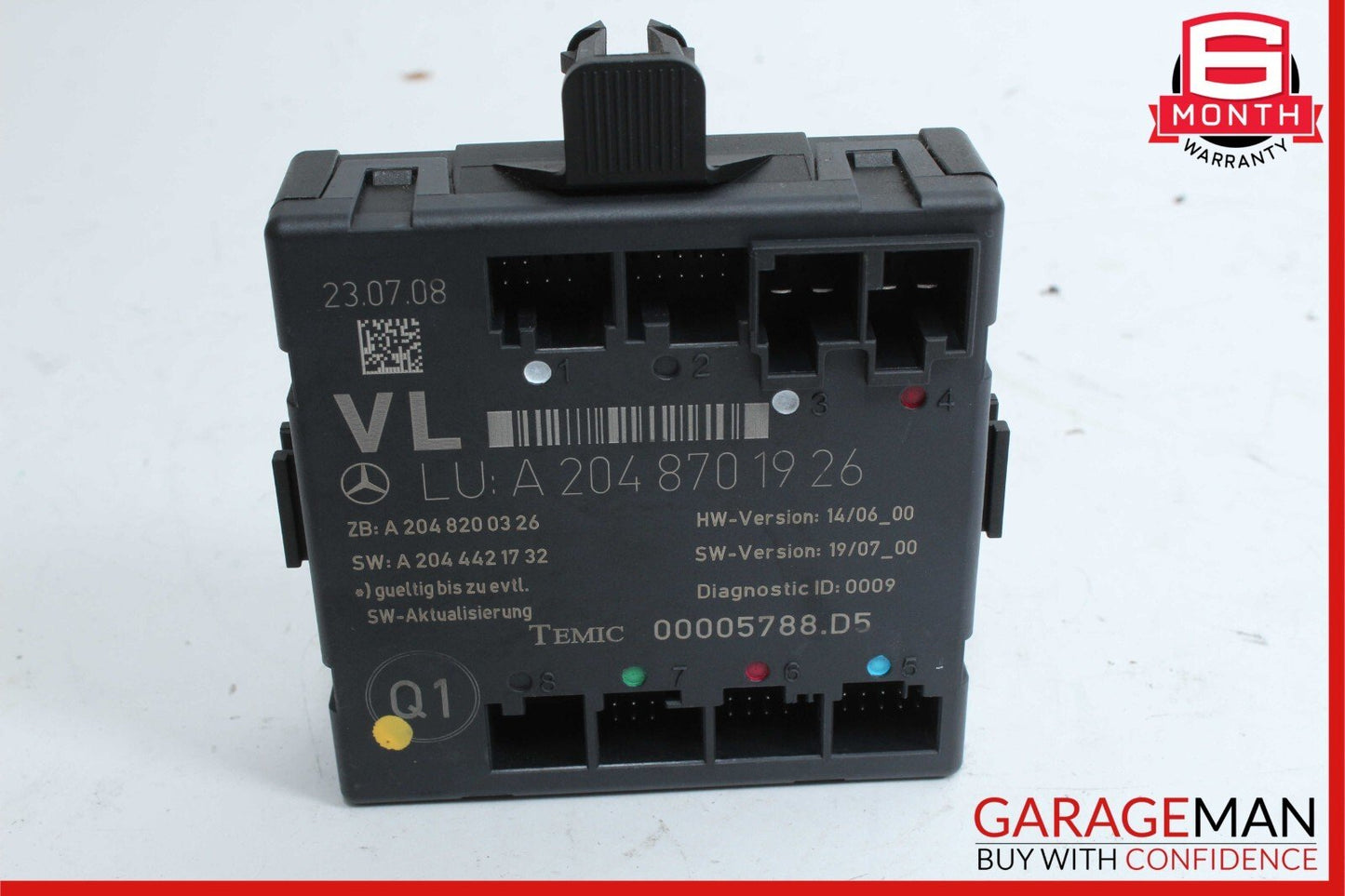 08-18 Mercedes C350 E400 CLS500 Front Left Side Door Control Module Unit